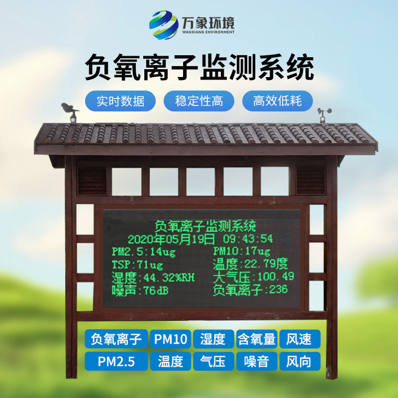呼吸之間，盡享自然——景區(qū)負(fù)氧離子監(jiān)測系統(tǒng)解析